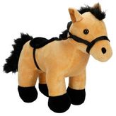 Yeleli Peluş At 25 cm - Krem