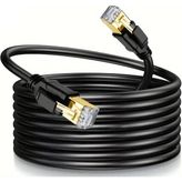 Yeni Nesil RJ45 Kablo CAT7U/FTP Patch Altın Kaplama Korumalı Yüksek Hızlı 10GB/SN Ağ Lan Ethernet Kablosu 5 Metre