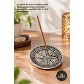 Yenilig 10 Adet Metal Tütsülük – Yuvarlak Buhurdanlık Masaüstü Kullanım Için Incense Holder Incense Burner KSK2182 8.5 cm