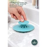 Yenilig 2 Adet Lavabo ve Küvet Tıkacı – Bükülen Yapılı Süzgeç, Saç ve Atık Tutucu, Banyo ve Mutfak Drain Stopper