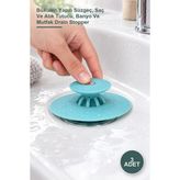 Yenilig 3 Adet Lavabo ve Küvet Tıkacı – Bükülen Yapılı Süzgeç, Saç ve Atık Tutucu, Banyo ve Mutfak Drain Stopper