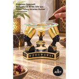 Yenilig 5 Adet Nefertiti Buhurdanlık – Polyester Dekoratif Buhurdanlık Ev ve Ofis Için Tütsü Tutucu Incense Burner