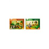 Yer Puzzle 24 Parça 2 Li Set - Ormanda Ve Çiftlikte