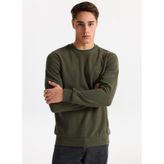 Yeşil Erkek O Yaka Sweatshirt by Lee Cooper