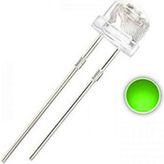 Yeşil Mantar LED 4.8mm 25 Adet