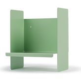 Yeşil Metal Duvar Rafı - Masa Üstü Kitaplık ve Çok Amaçlı Ofis Düzenleyici 21X30 cm - Genel - Çok Renkli