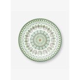 Yeşil Porselen Pasta Tabağı 17 cm