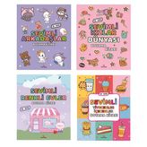 Yeti Sevimli Boyama Kitabı Seti (4 Kitap)