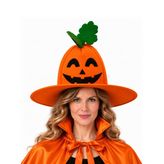 Yetişkin Halloween Bal Kabağı Şapkası