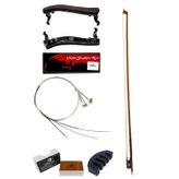Yg-44kyt Keman Yastığı Keman Yayı Keman Teli Reçine Susturucu Set (4/4 Ve 3/4 Uyumlu)