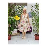 YG205010 İtalyan Coton Elbise Bej