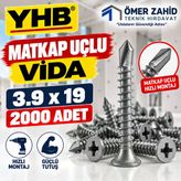 Yhb Matkap Uçlu Vida 3.9X19 (2000 Adet)