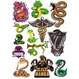 Yılan Cobra Sticker-1 15 Parça Telefon, Tablet, Defter, Laptop Sticker