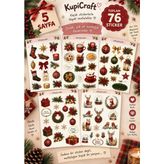 Yılbaşı Temalı Sticker Seti - Newyear - Yılbaşı Sticker Set