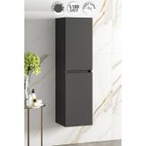 Yıldız 35 130 Cm Antrasit Gri Mat Mdf Asma Banyo Boy Dolabı Antrasit - Gri