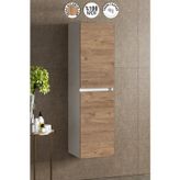 Yıldız 35*130 cm Beyaz-Atlantik Çam MDF Asma Banyo Boy Dolabı