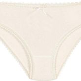 Yıldız 3882 Ekru 12 Adet Kadın Bambu Dantelli Bikini Külot