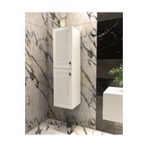 Yıldız Elegance Panjur Kapaklı Asma Boy Dolabı I Mat Beyaz