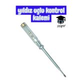 yıldız uçlu kontrol kalemi tornavida