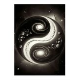 Yin Ve Yang Sembolü Hediyelik Ahşap Tablo