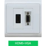 YKA VGA Hdmı Duvar Prizi Kablolu