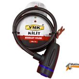 YMK 732 8 mm x 65 cm Bisiklet Kilidi