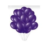 Yogi parti 12 inç Mor balon pastel 10 lu