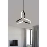 Yonca Modern Sarkıt LED Avize 1 Yıl Garantili - Krom