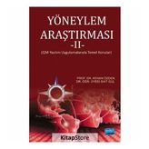 Yöneylem Araştırması 2 - Kenan Özden
