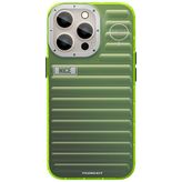 Youngkit Ss002 iPhone 13 Pro Max Sert Silikon Yeşil Kılıf
