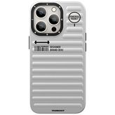 YoungKit SS004 iPhone 13 Pro Sert Silikon Gümüş Kılıf