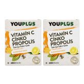YouPlus Vitamin C Çinko Propolis 2x20 Efervesan Tablet