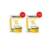 YouPlus Vitamin D3 400 IU 2x20 ml Sprey