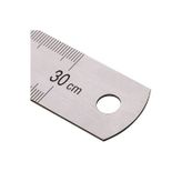 YSB 30 Cm Çelik Cetvel Inç Ölçülü