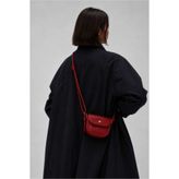 Yuka Atelier Mini Muse Ayarlanabilir Askı Detaylı Çapraz Çanta - Kırmızı