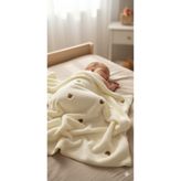 yukobaby bebeğiniz için en doğalı AYICIK NAKIŞLI WELSOFT 90*100 CM BEBEK BATTANİYESİ