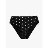 Yüksek Bel Bikini Altı Puantiyeli Astarlı