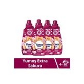 Yumoş Extra Çamaşır Yumuşatıcı Sakura, 1440 ml, 4'lü Set