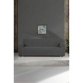 Yünteks Altınkoza Still Jakarlı Streç Maxi Takım Koltuk Örtüsü / Modern / Lüx / 1.kalite (3+3+1+1) - Füme - 180 x 240 cm