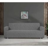 Yünteks Altınkoza Still Jakarlı Streç Maxi Takım Koltuk Örtüsü / Modern / Lüx / 1.kalite (3+3+1+1) - Gri - 180 x 240 cm