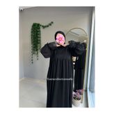Yüsra Collection Erva Abaya Tesettür Elbise