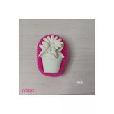 Yy0203 Saksıda Çiçek Silikon Kalıp