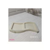 Yy1373-2Li Saksı Altlığı Dalgalı Silikon Kalıp