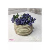 Yy1614-Düğmeli Örme Saksı Warm Love Silikon Kalıp