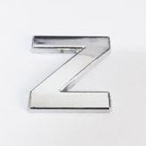 Z Harfi 3,75 Cm Krom Yapışkanlı