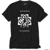 Z Zeplin Breaking Benjamin Vintage Siyah Tişört - 5XL