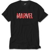 Z Zeplin Marvel Heroes In Post 3 Siyah Tişört