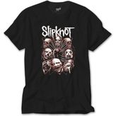 Z Zeplin Slipknot Head Siyah Tişört