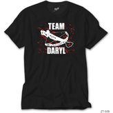 Z Zeplin The Walking Dead Team Daryl Siyah Tişört