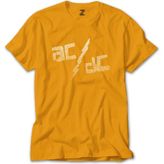 Z zepplin Ac Dc Sprayed Sarı T-Shirt - 3XL